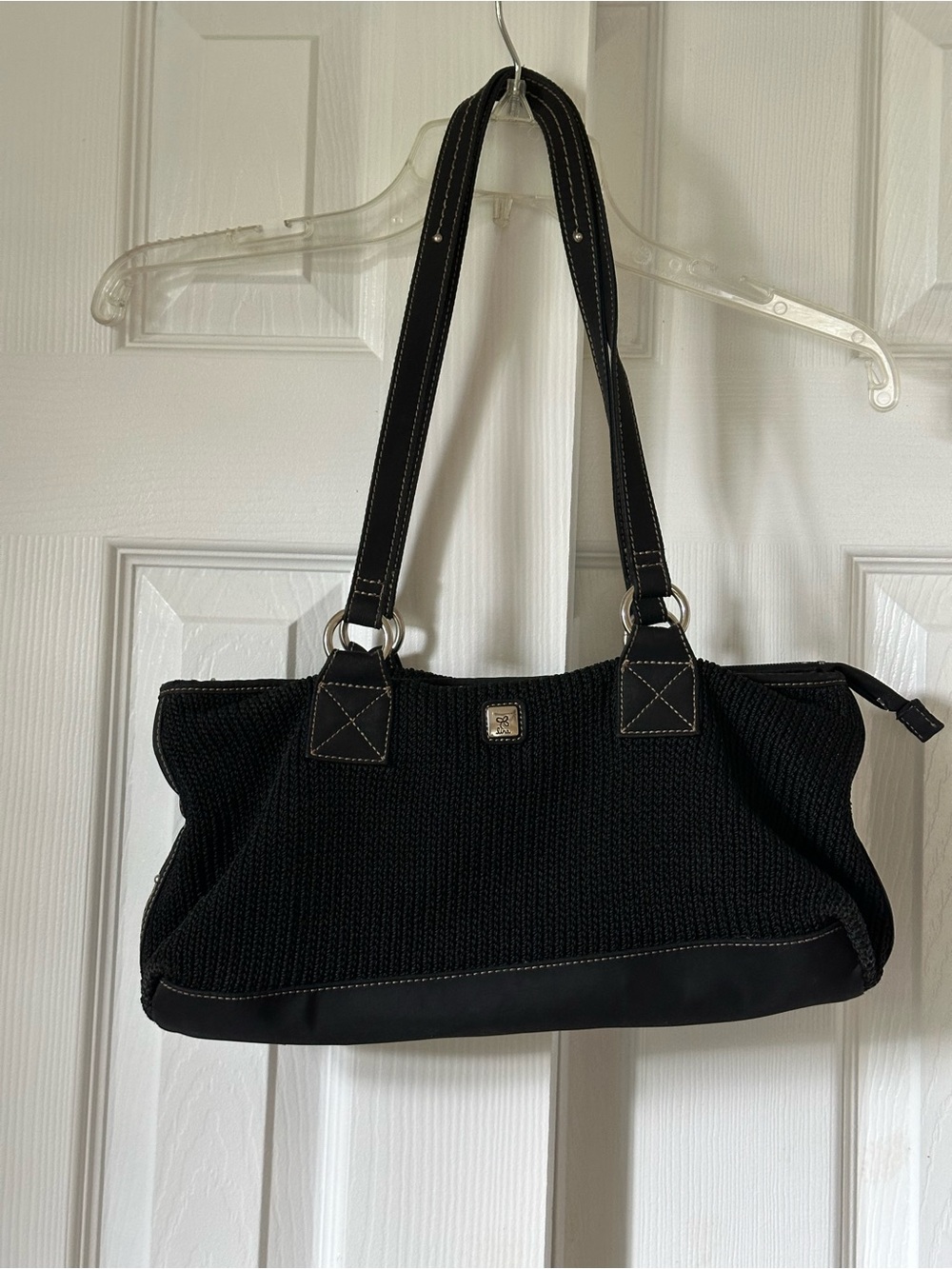Lina Black Shoulder Tote Handbag